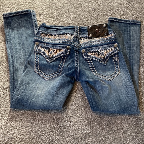 Miss Me Brand Capri Jeans, Size 24, NWOT - Picture 2 of 6